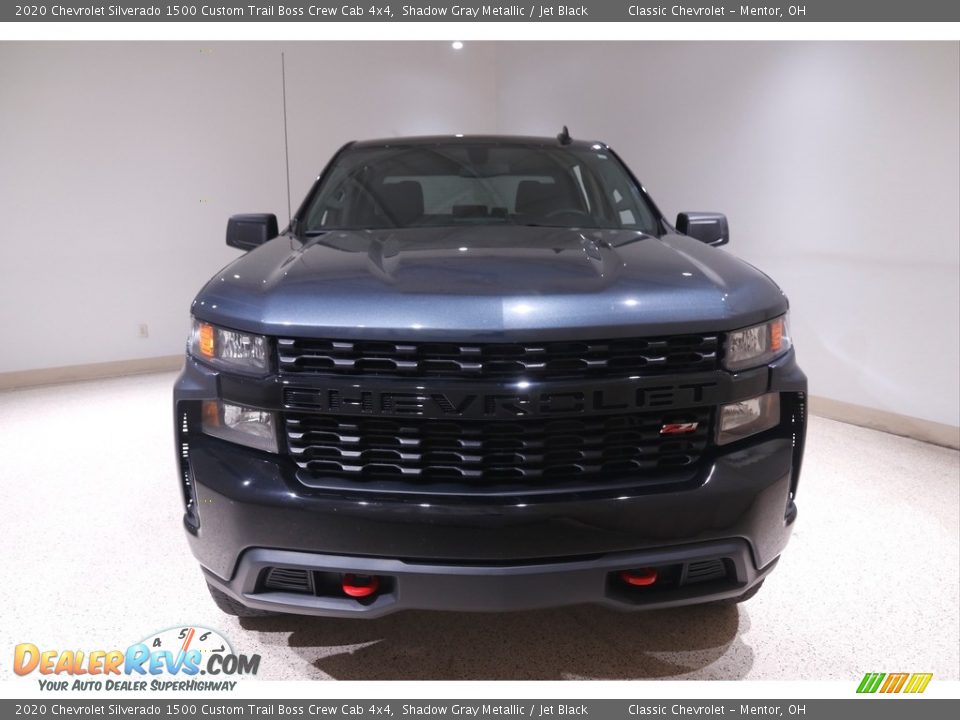 2020 Chevrolet Silverado 1500 Custom Trail Boss Crew Cab 4x4 Shadow Gray Metallic / Jet Black Photo #2