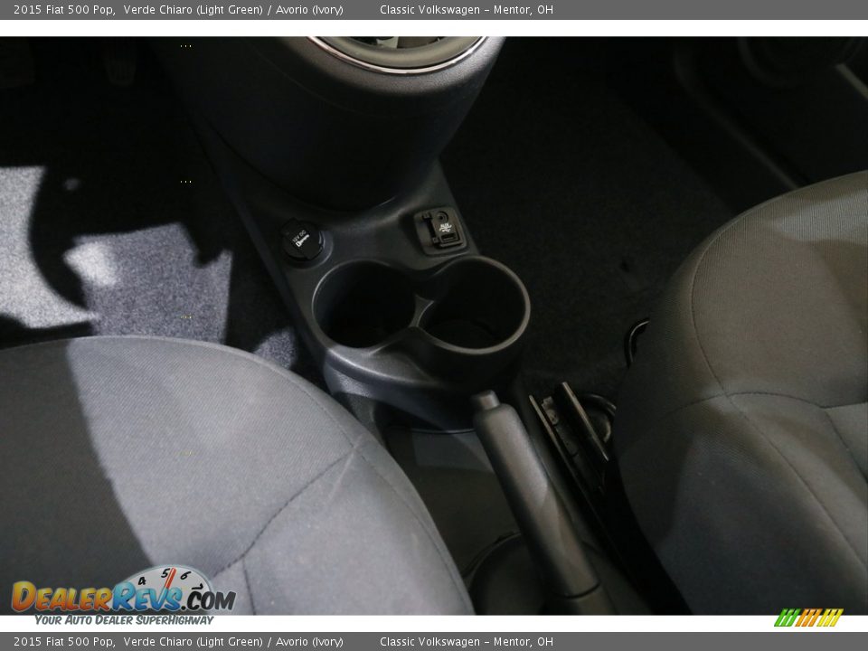 2015 Fiat 500 Pop Verde Chiaro (Light Green) / Avorio (Ivory) Photo #11