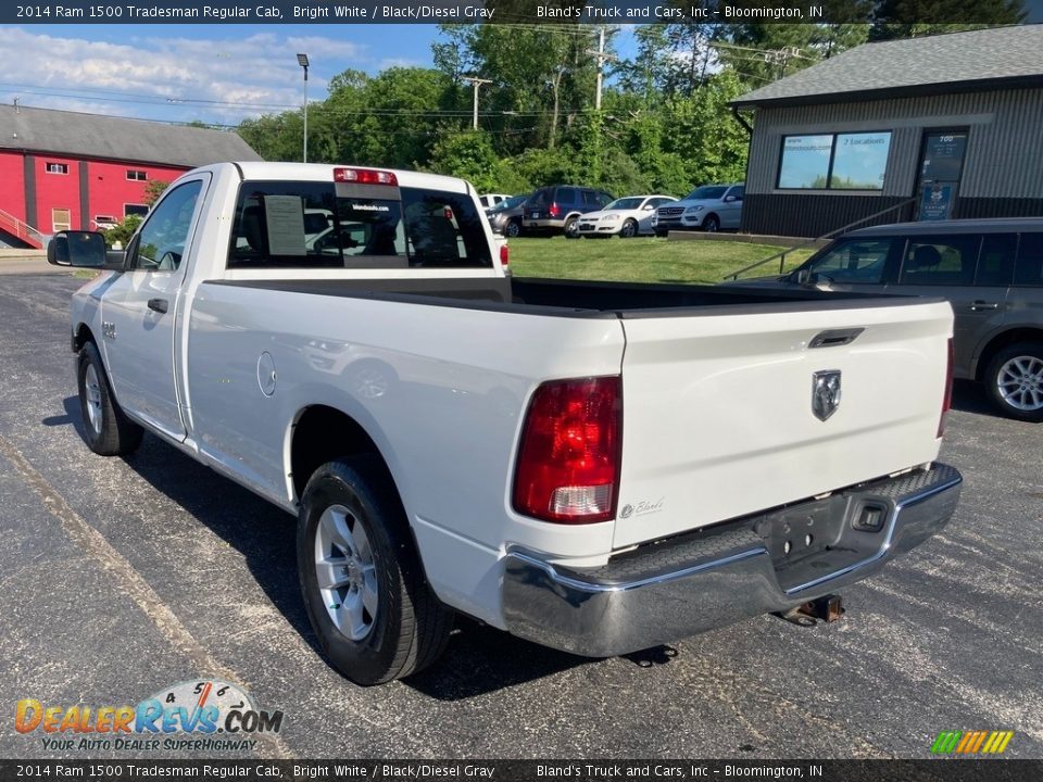 2014 Ram 1500 Tradesman Regular Cab Bright White / Black/Diesel Gray Photo #3