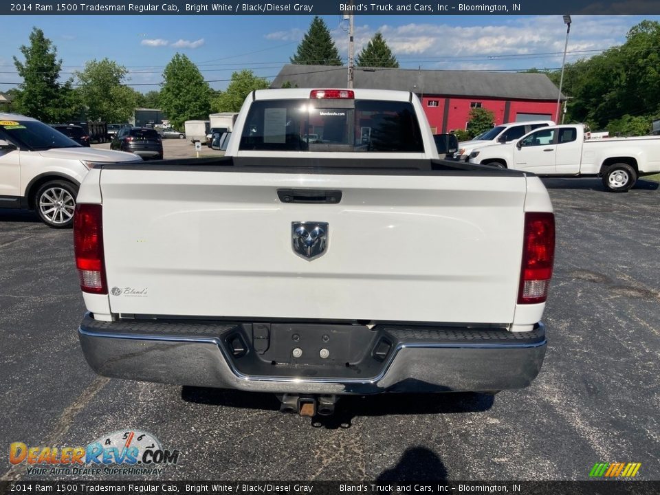 2014 Ram 1500 Tradesman Regular Cab Bright White / Black/Diesel Gray Photo #4