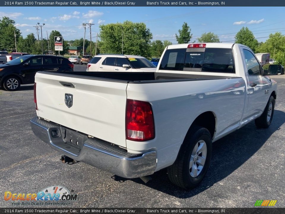 2014 Ram 1500 Tradesman Regular Cab Bright White / Black/Diesel Gray Photo #5