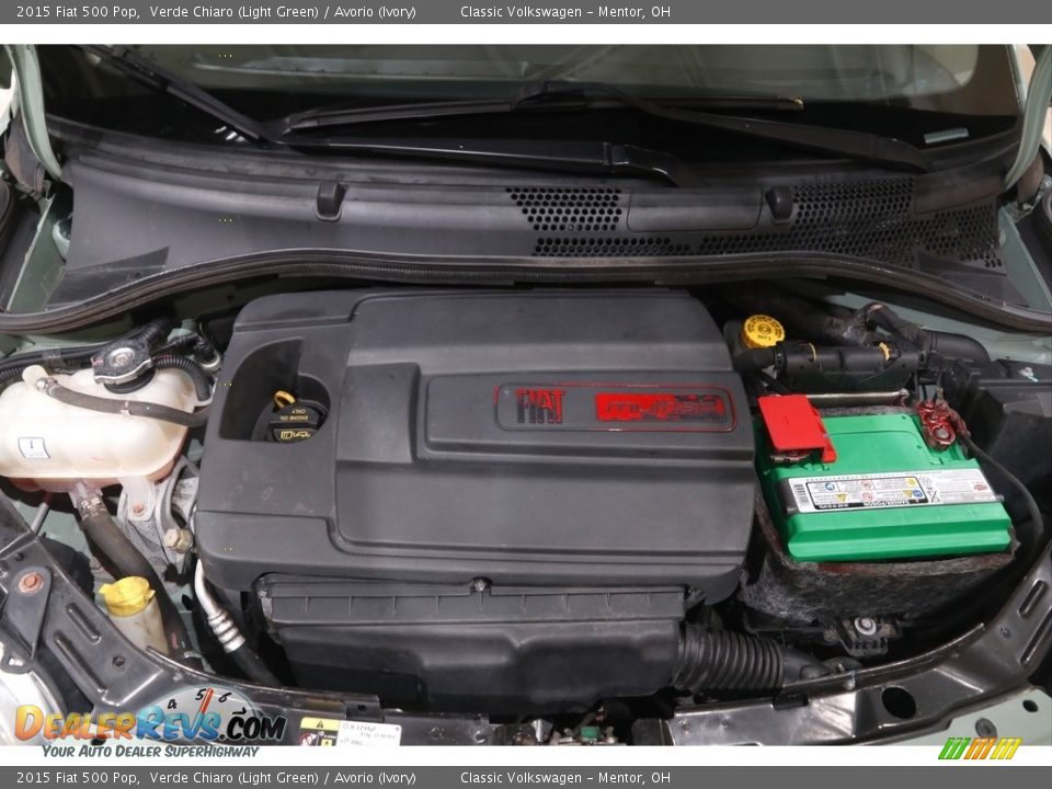 2015 Fiat 500 Pop 1.4 Liter SOHC 16-Valve MultiAir 4 Cylinder Engine Photo #16