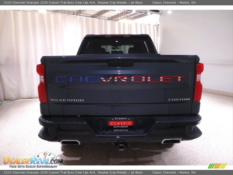 2020 Chevrolet Silverado 1500 Custom Trail Boss Crew Cab 4x4 Shadow Gray Metallic / Jet Black Photo #18