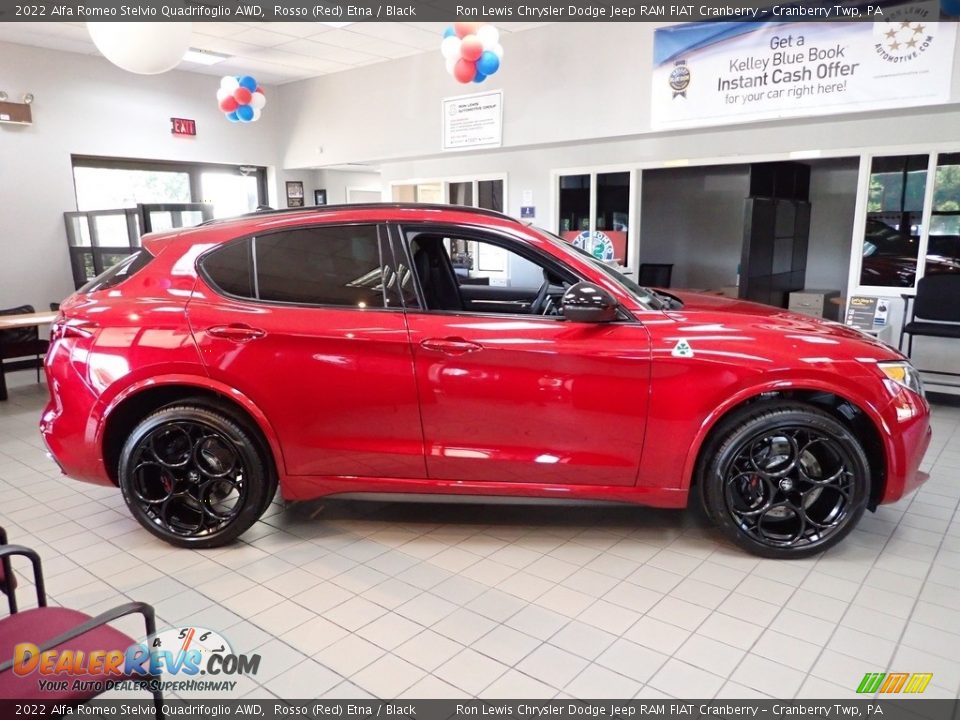 Rosso (Red) Etna 2022 Alfa Romeo Stelvio Quadrifoglio AWD Photo #6