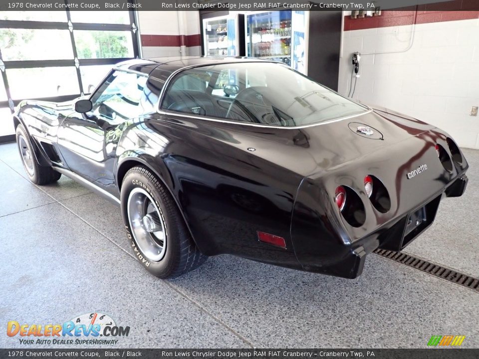 1978 Chevrolet Corvette Coupe Black / Black Photo #2