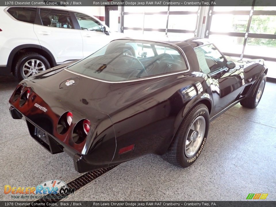 1978 Chevrolet Corvette Coupe Black / Black Photo #3