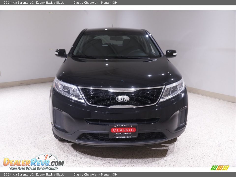 2014 Kia Sorento LX Ebony Black / Black Photo #2