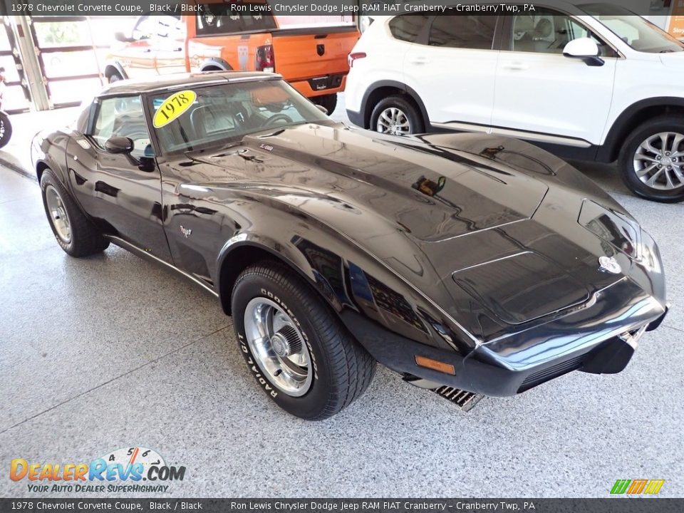 1978 Chevrolet Corvette Coupe Black / Black Photo #4