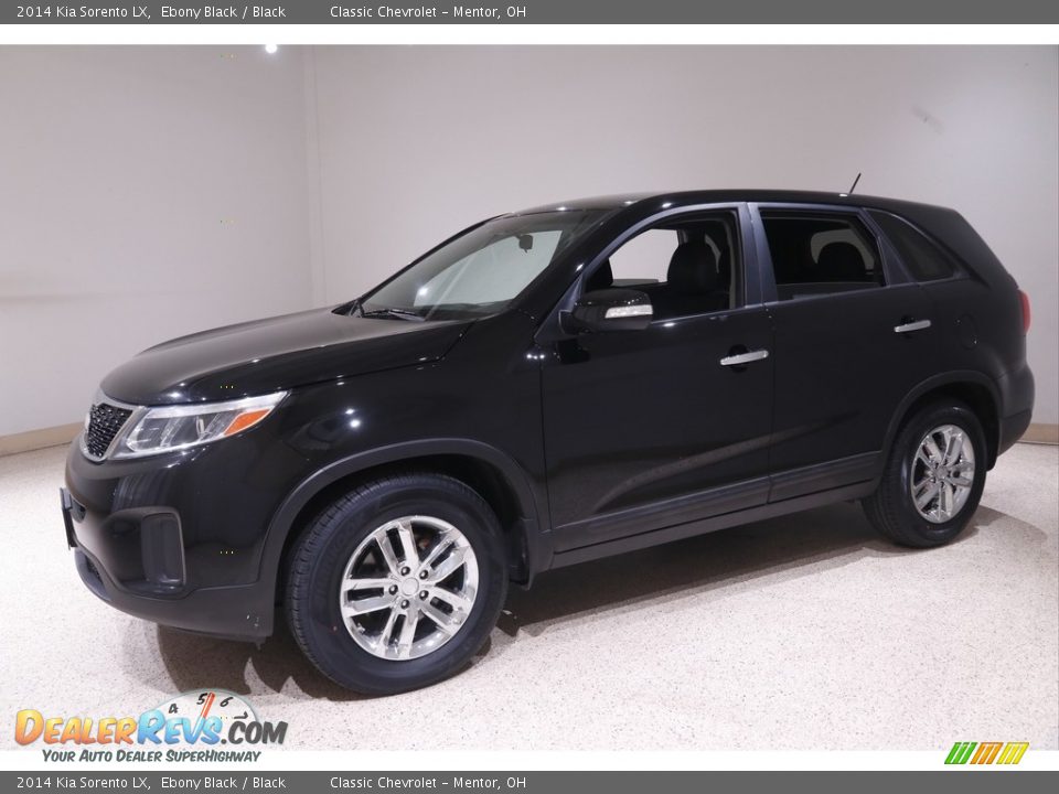 2014 Kia Sorento LX Ebony Black / Black Photo #3