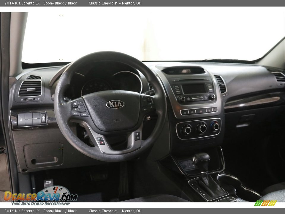 2014 Kia Sorento LX Ebony Black / Black Photo #6