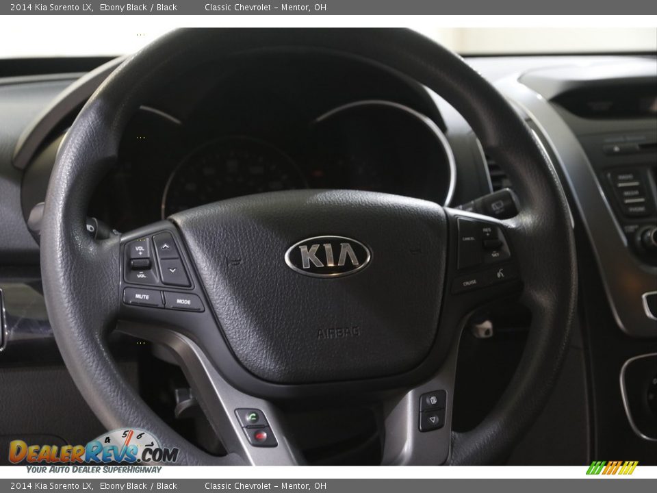 2014 Kia Sorento LX Ebony Black / Black Photo #7