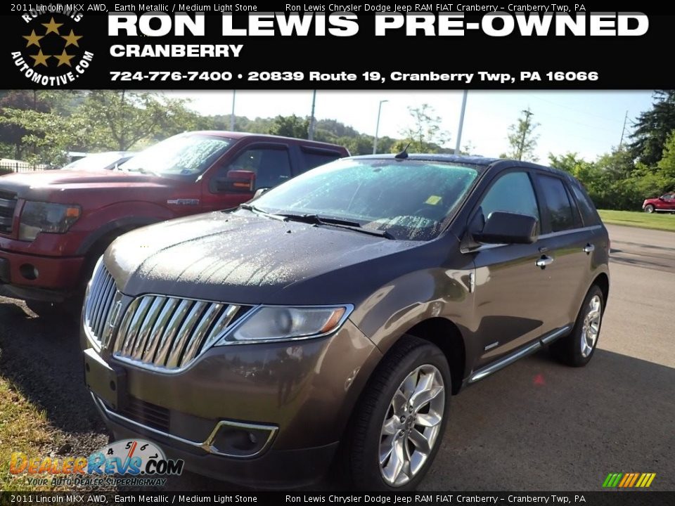 2011 Lincoln MKX AWD Earth Metallic / Medium Light Stone Photo #1