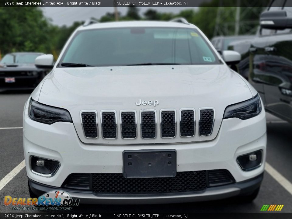 2020 Jeep Cherokee Limited 4x4 Bright White / Black Photo #2