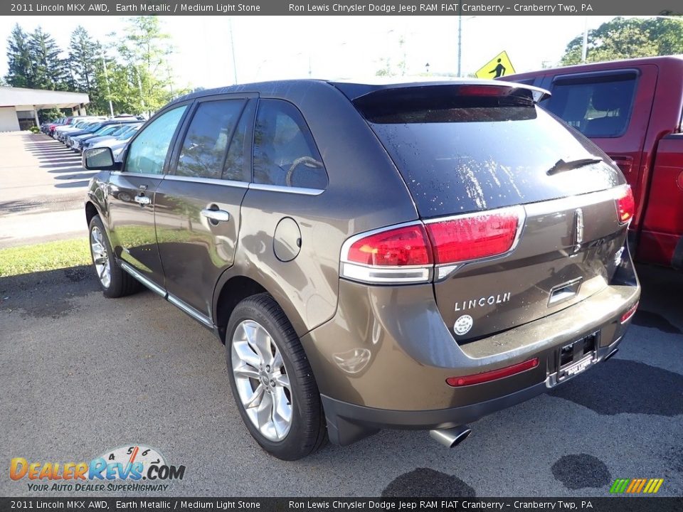 2011 Lincoln MKX AWD Earth Metallic / Medium Light Stone Photo #4