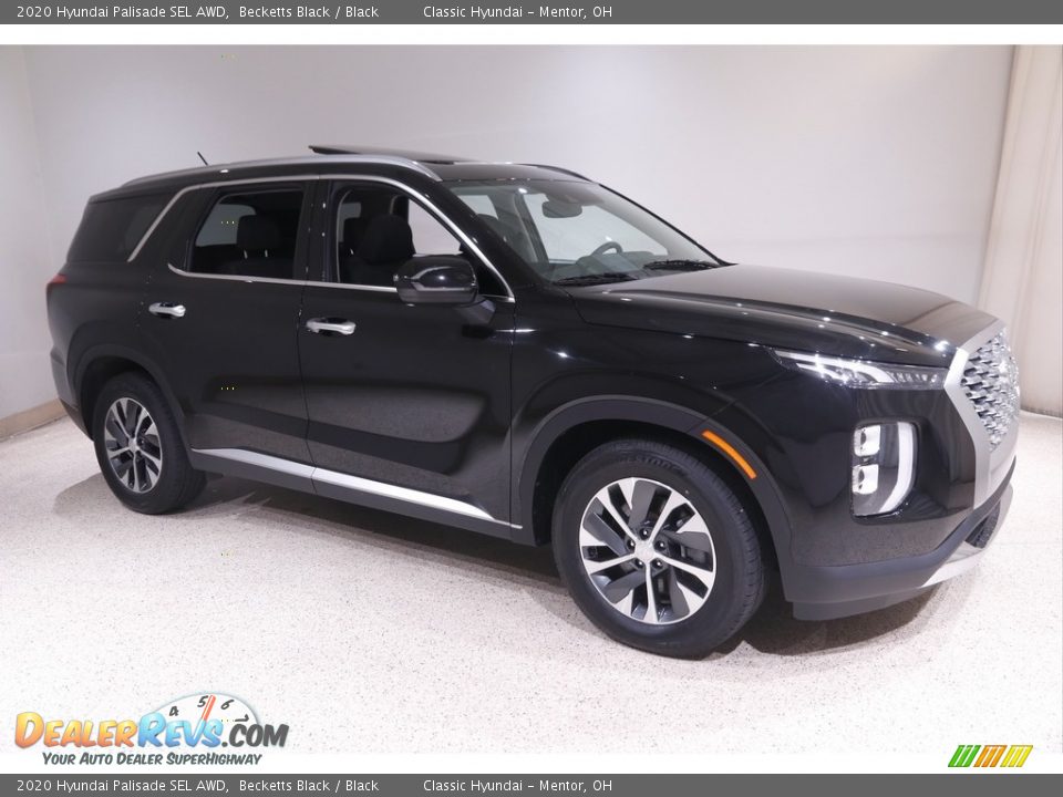 2020 Hyundai Palisade SEL AWD Becketts Black / Black Photo #1