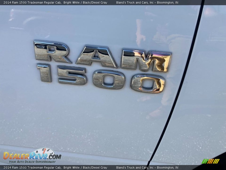 2014 Ram 1500 Tradesman Regular Cab Bright White / Black/Diesel Gray Photo #25