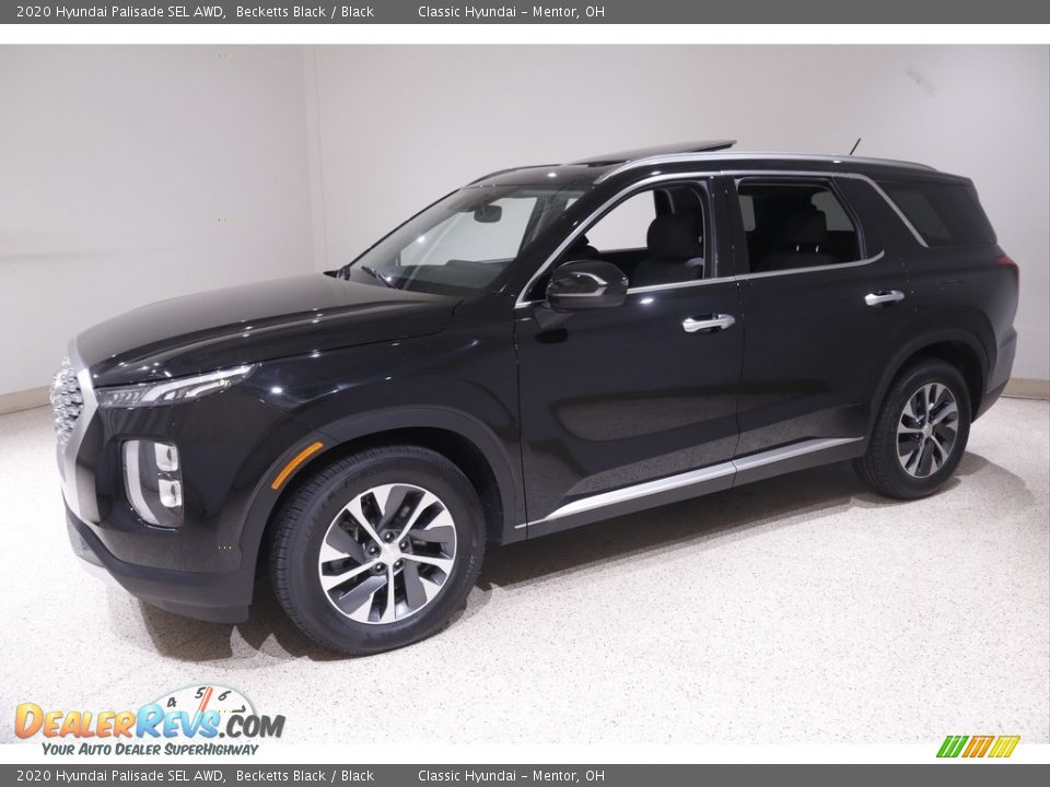 2020 Hyundai Palisade SEL AWD Becketts Black / Black Photo #3