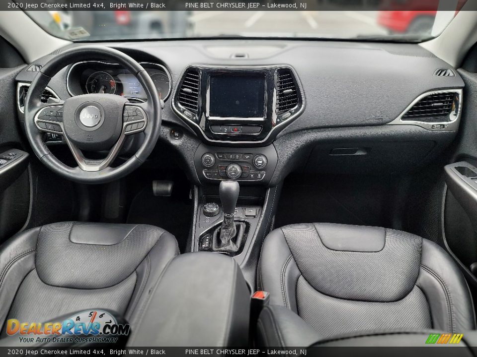 2020 Jeep Cherokee Limited 4x4 Bright White / Black Photo #6