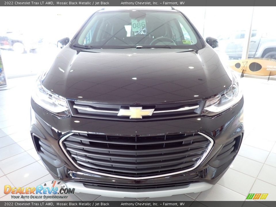 2022 Chevrolet Trax LT AWD Mosaic Black Metallic / Jet Black Photo #9