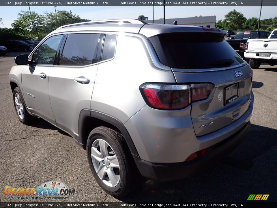 2022 Jeep Compass Latitude 4x4 Billet Silver Metallic / Black Photo #3