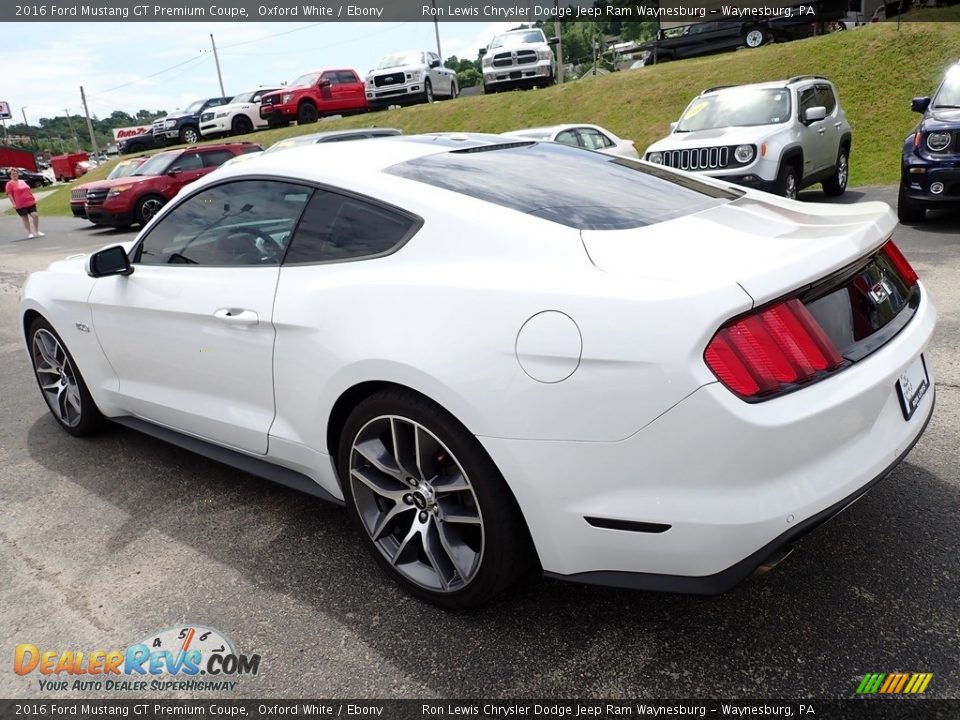 2016 Ford Mustang GT Premium Coupe Oxford White / Ebony Photo #3