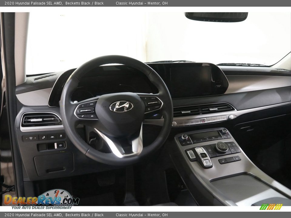2020 Hyundai Palisade SEL AWD Becketts Black / Black Photo #6