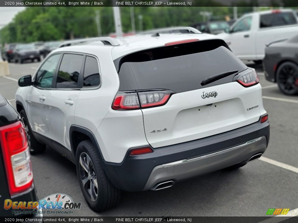 2020 Jeep Cherokee Limited 4x4 Bright White / Black Photo #9