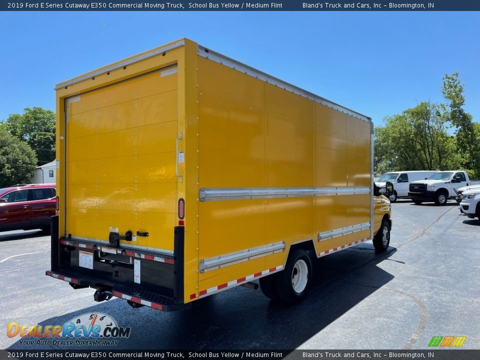 2019 Ford E Series Cutaway E350 Commercial Moving Truck School Bus Yellow / Medium Flint Photo #4