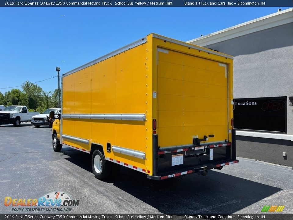 2019 Ford E Series Cutaway E350 Commercial Moving Truck School Bus Yellow / Medium Flint Photo #5