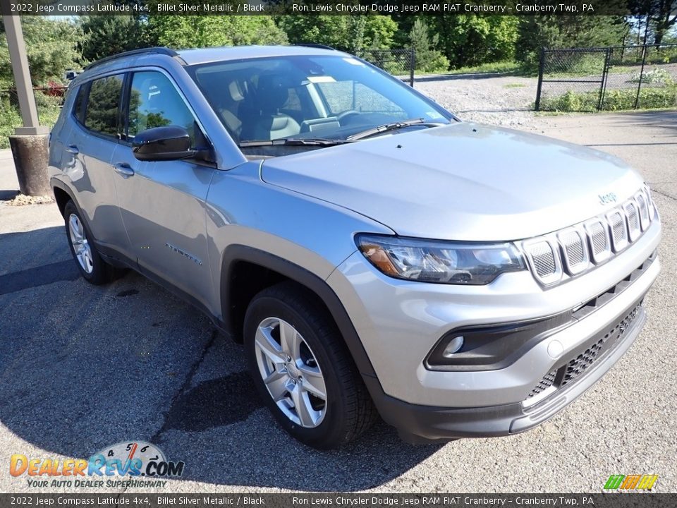 2022 Jeep Compass Latitude 4x4 Billet Silver Metallic / Black Photo #7