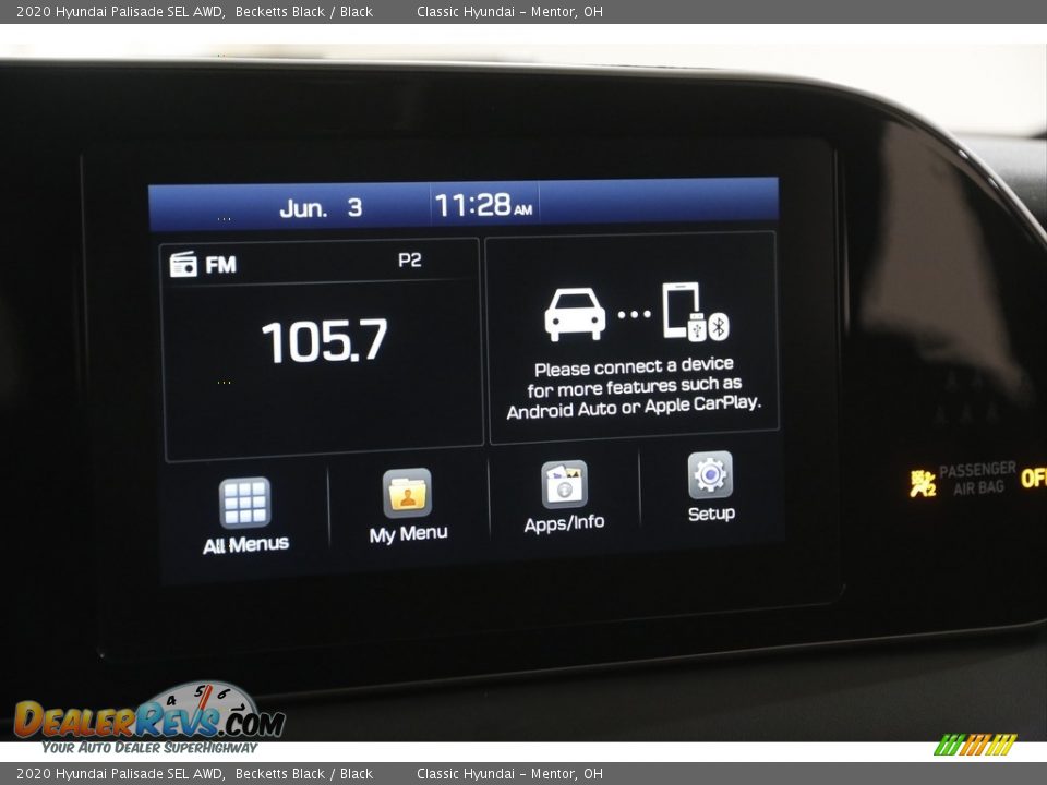 2020 Hyundai Palisade SEL AWD Becketts Black / Black Photo #10