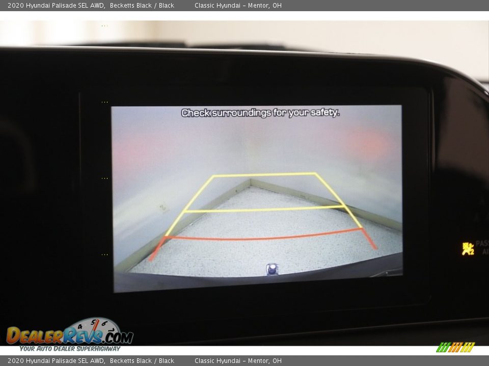 2020 Hyundai Palisade SEL AWD Becketts Black / Black Photo #11