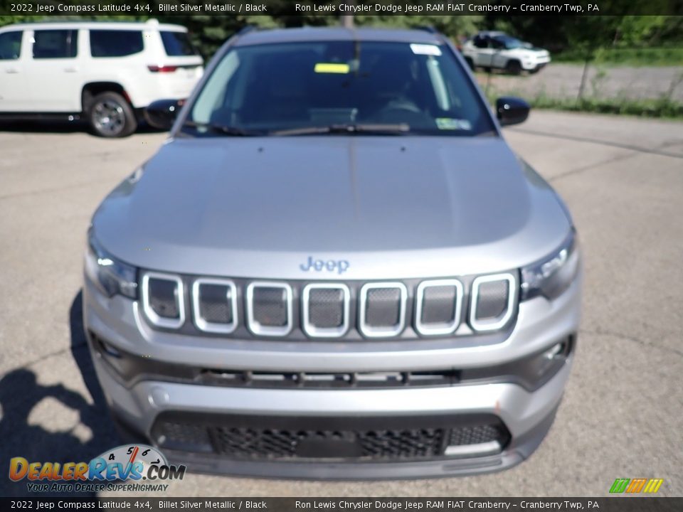 2022 Jeep Compass Latitude 4x4 Billet Silver Metallic / Black Photo #8