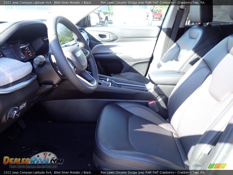 2022 Jeep Compass Latitude 4x4 Billet Silver Metallic / Black Photo #14