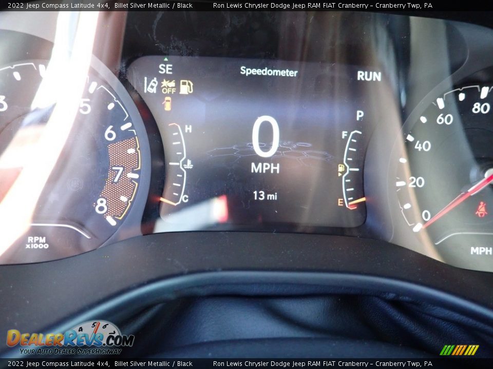 2022 Jeep Compass Latitude 4x4 Billet Silver Metallic / Black Photo #15