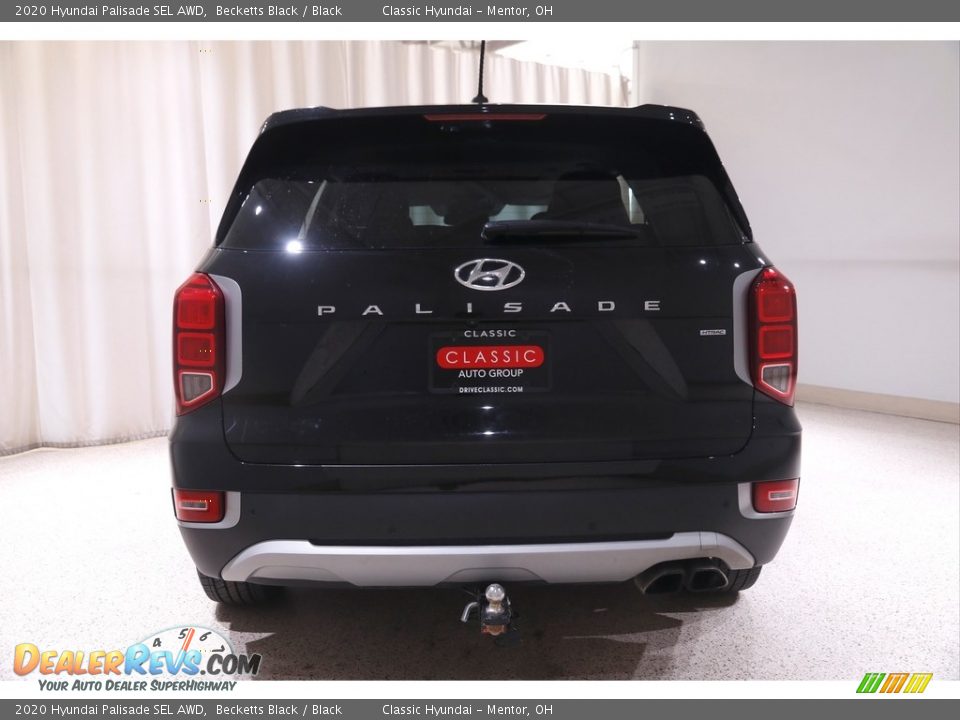 2020 Hyundai Palisade SEL AWD Becketts Black / Black Photo #19