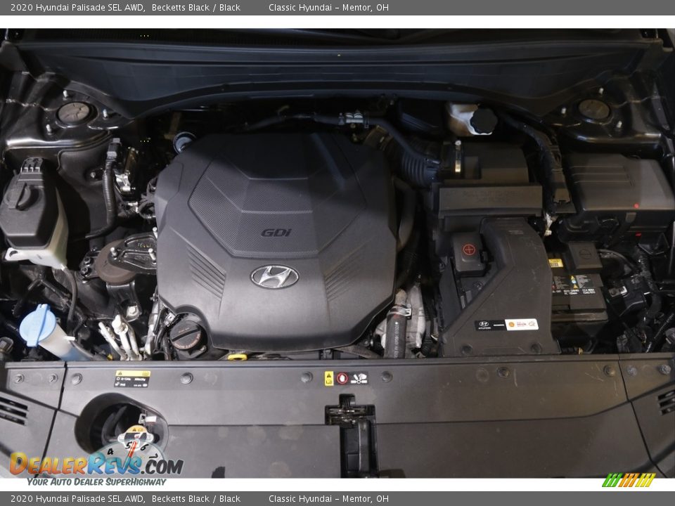 2020 Hyundai Palisade SEL AWD Becketts Black / Black Photo #20