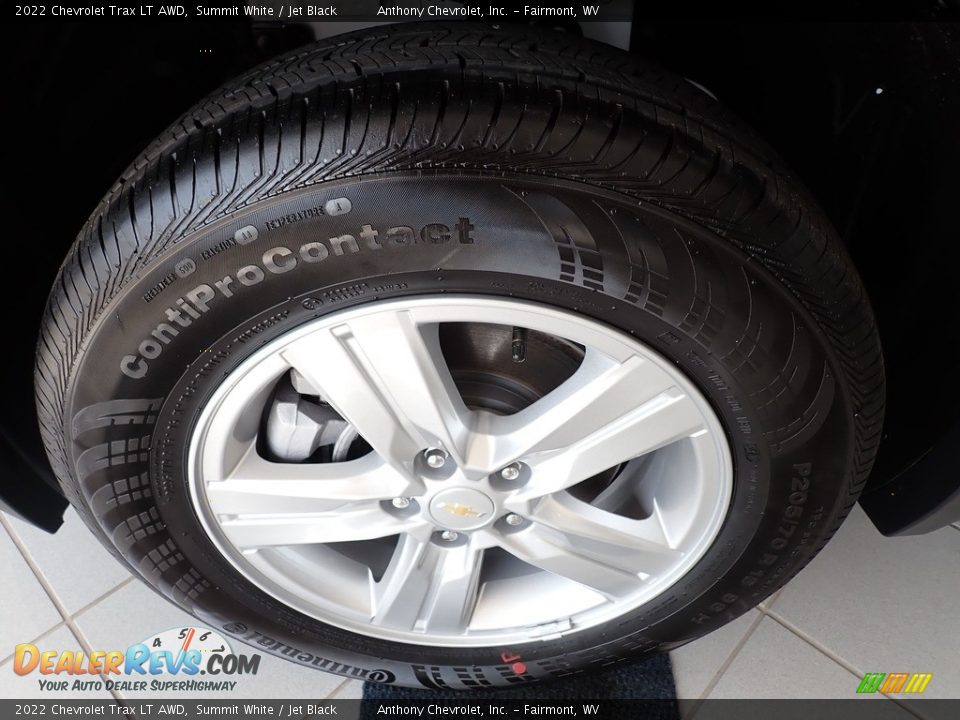 2022 Chevrolet Trax LT AWD Summit White / Jet Black Photo #10
