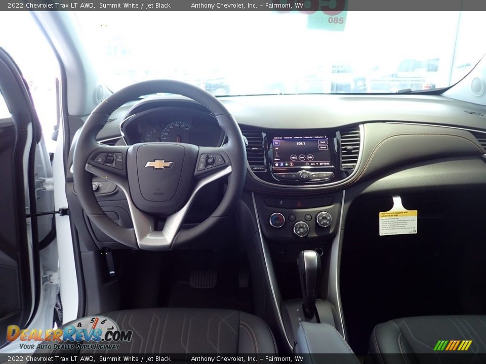2022 Chevrolet Trax LT AWD Summit White / Jet Black Photo #13