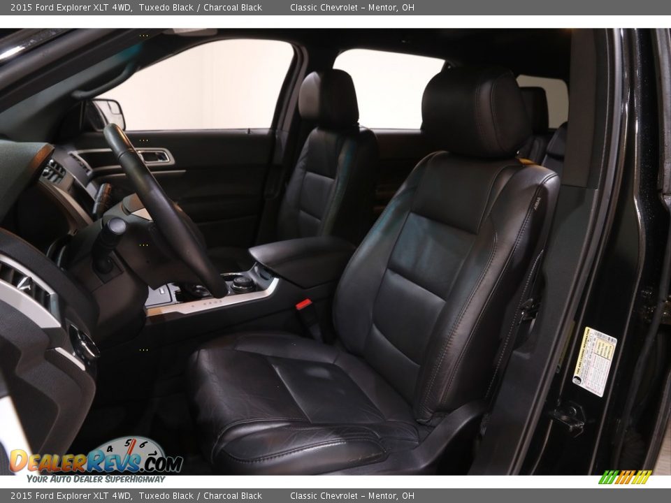 2015 Ford Explorer XLT 4WD Tuxedo Black / Charcoal Black Photo #6