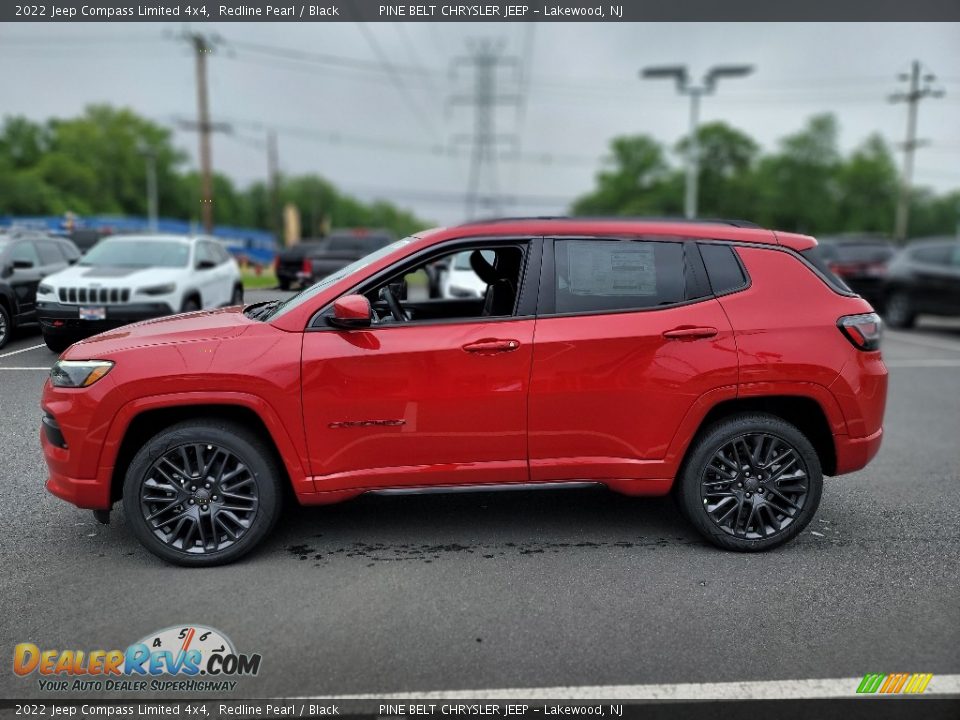Redline Pearl 2022 Jeep Compass Limited 4x4 Photo #3