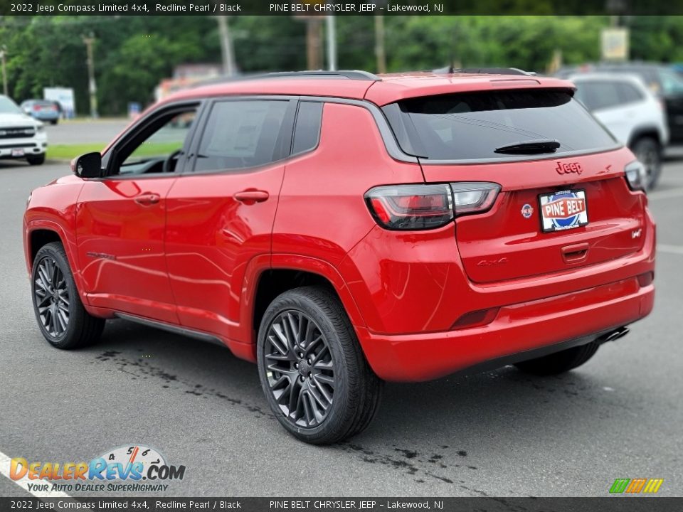 2022 Jeep Compass Limited 4x4 Redline Pearl / Black Photo #4