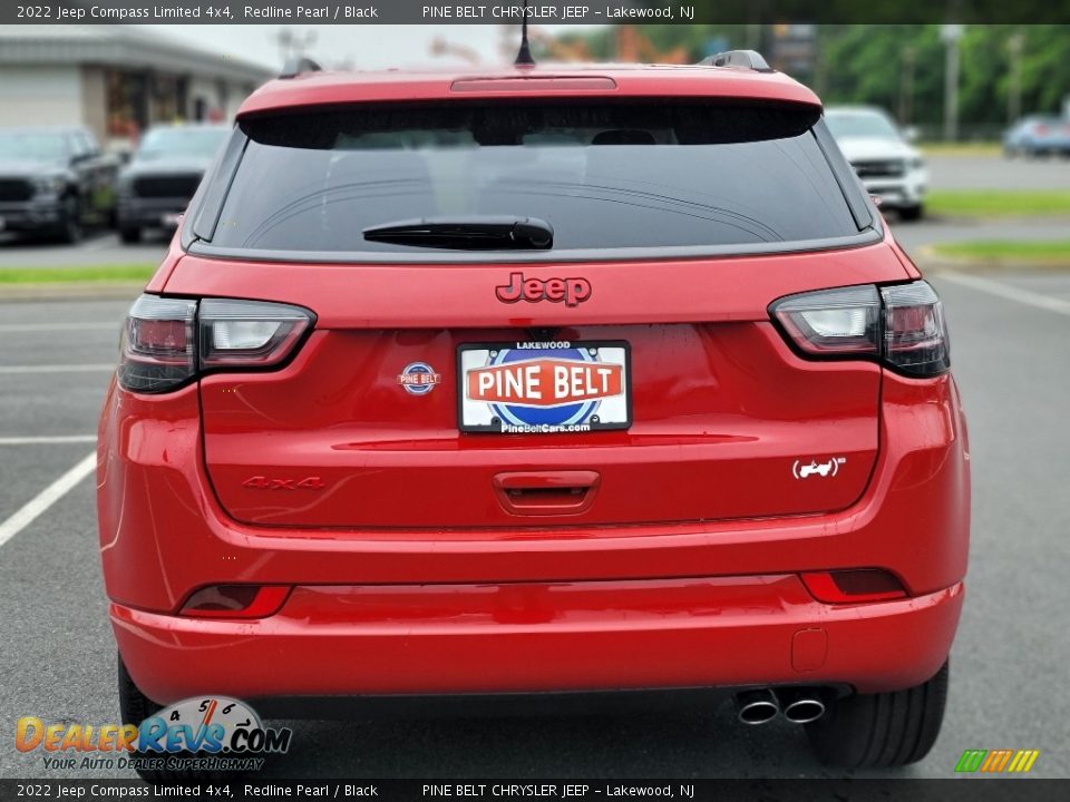 2022 Jeep Compass Limited 4x4 Redline Pearl / Black Photo #5