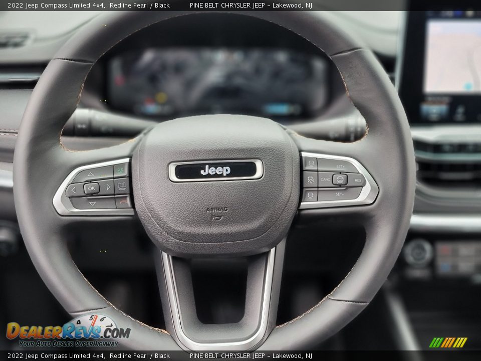 2022 Jeep Compass Limited 4x4 Steering Wheel Photo #8