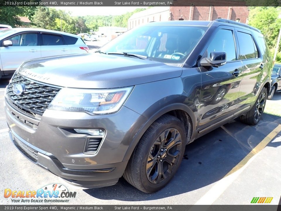 2019 Ford Explorer Sport 4WD Magnetic / Medium Black Photo #1