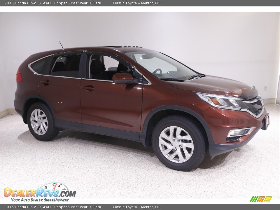 2016 Honda CR-V EX AWD Copper Sunset Pearl / Black Photo #1