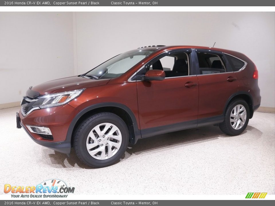 2016 Honda CR-V EX AWD Copper Sunset Pearl / Black Photo #3