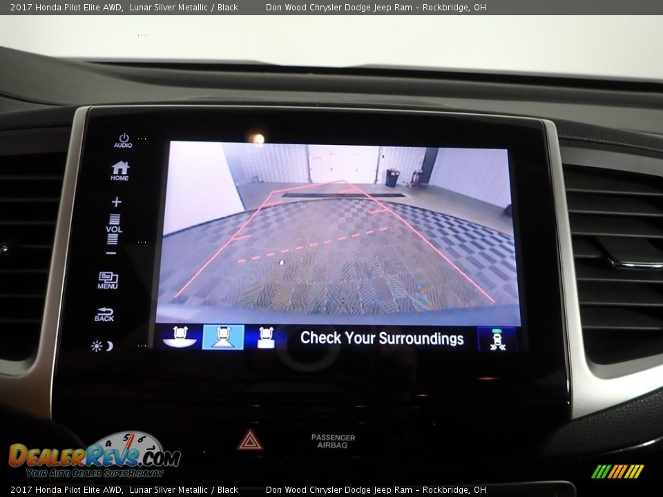 2017 Honda Pilot Elite AWD Lunar Silver Metallic / Black Photo #4