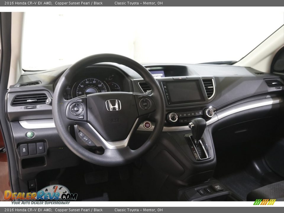 2016 Honda CR-V EX AWD Copper Sunset Pearl / Black Photo #6