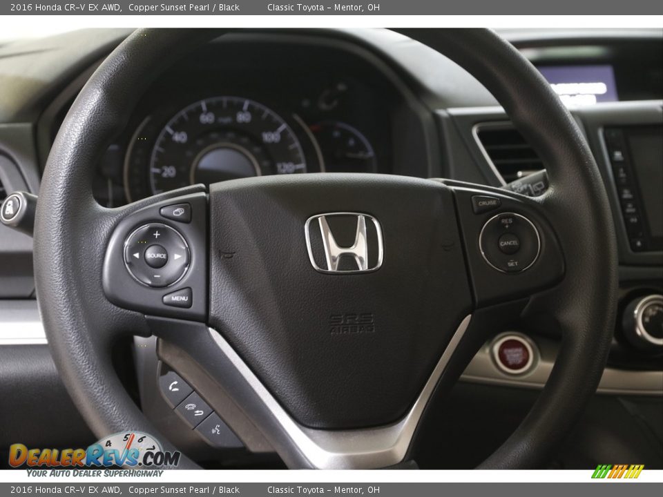 2016 Honda CR-V EX AWD Copper Sunset Pearl / Black Photo #7